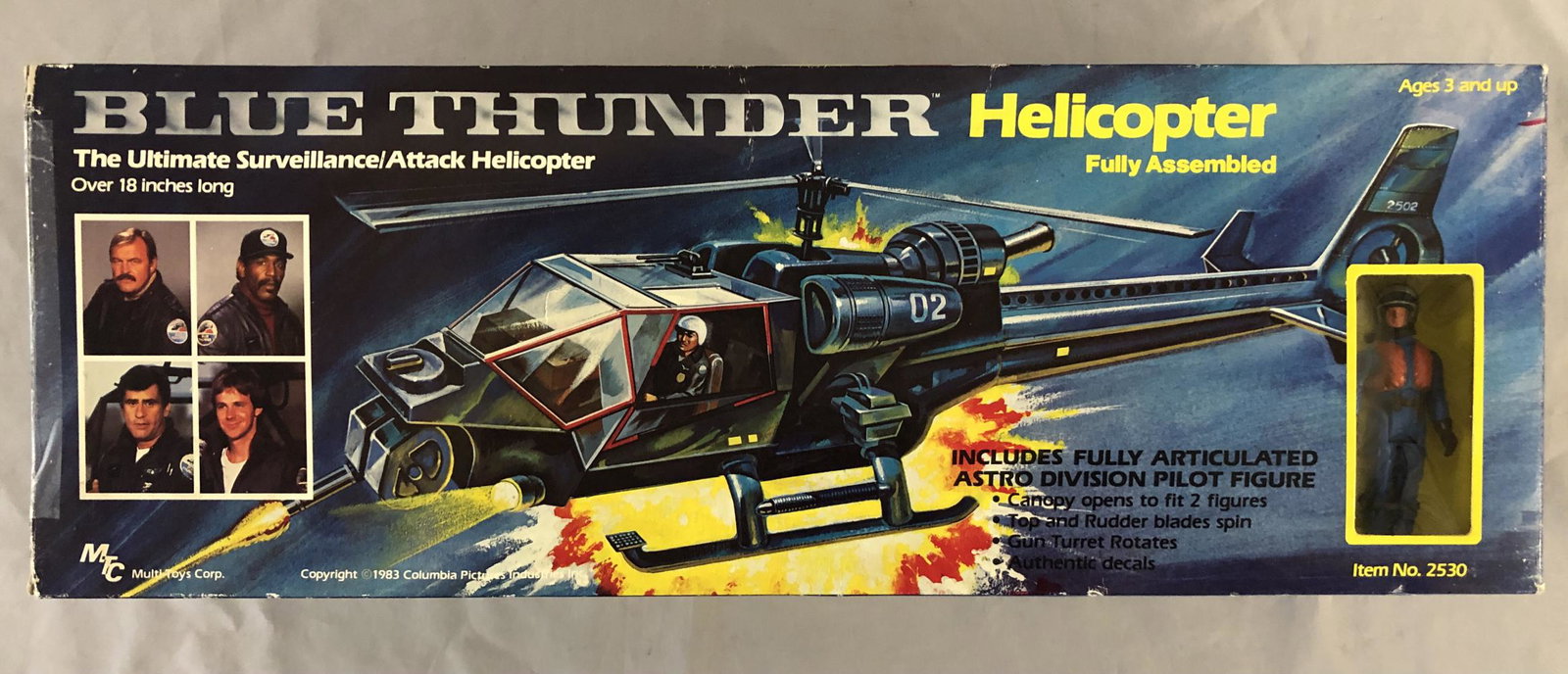 1983 Blue Thunder Helicopter & Pilot in Orig Box (1 of 9)