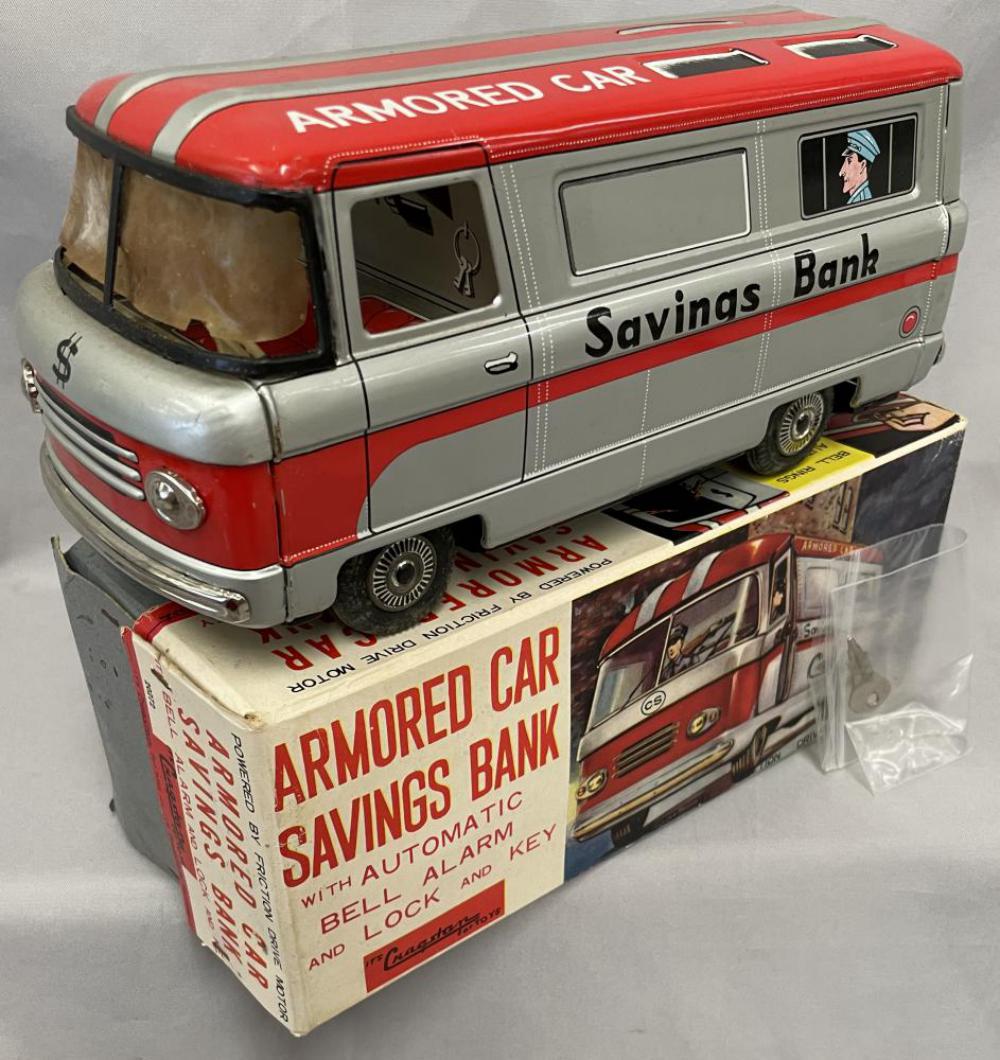 Boxed Cragstan Armored Savings Bank Truck (1 of 3)