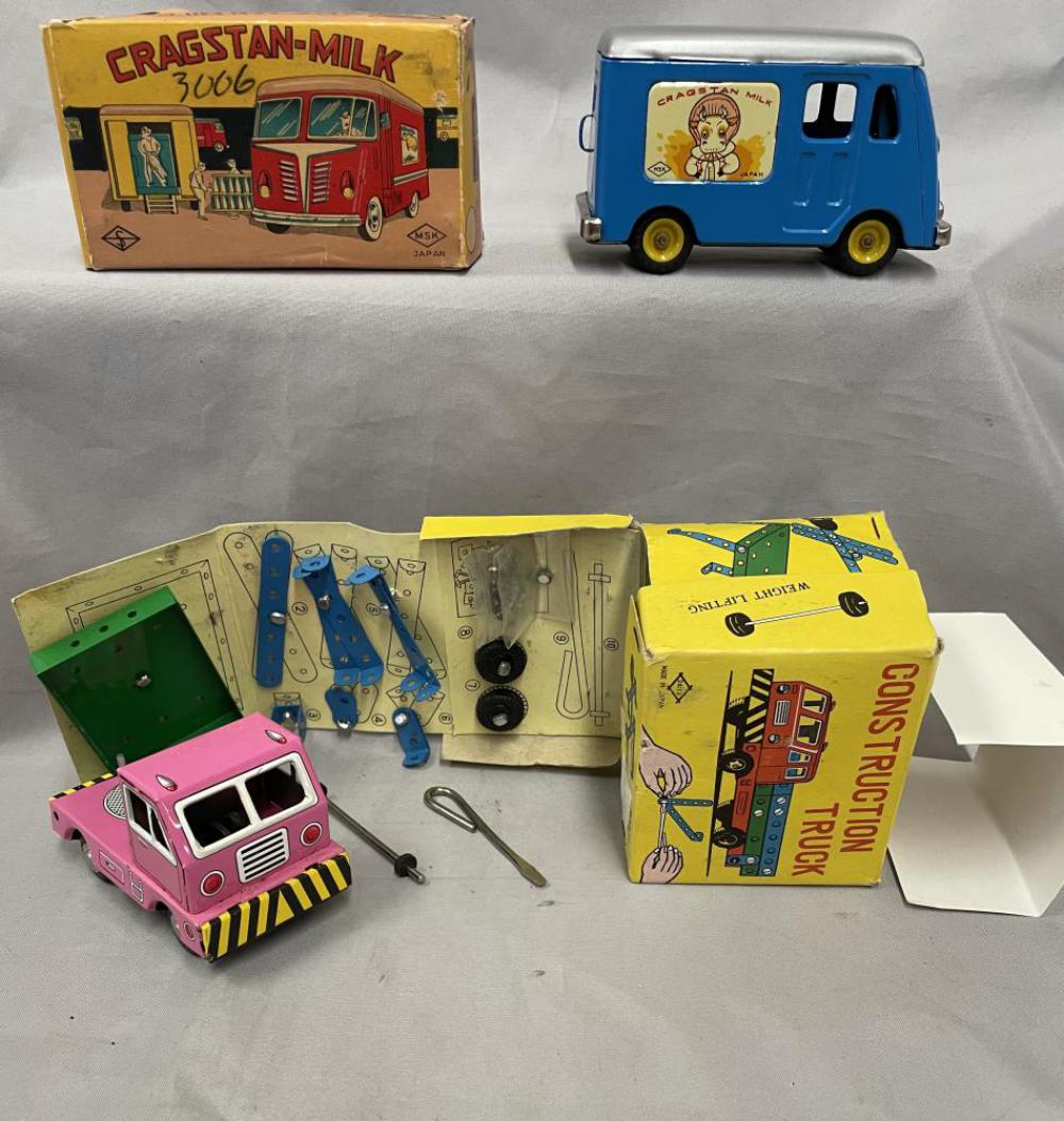 2 Boxed Japanese Tin Vehicles (1 of 3)