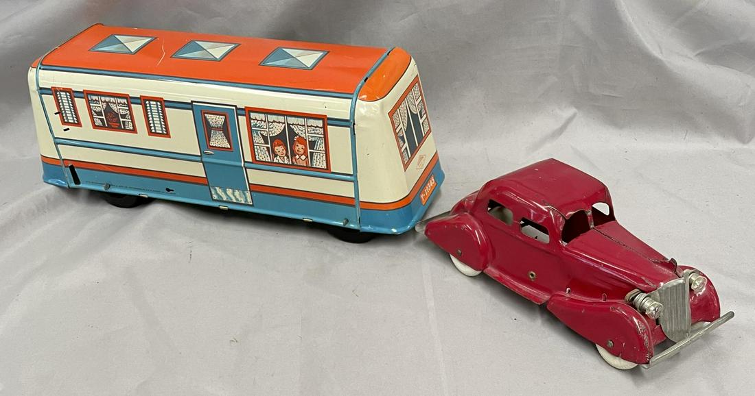 Vintage Toy Car & Trailer Lot (1 of 4)