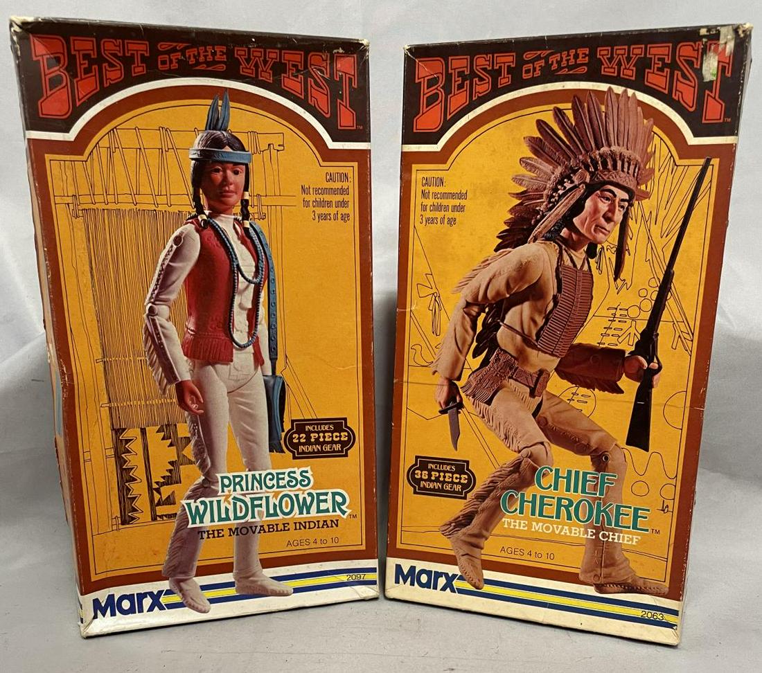 Boxed Marx Best of the West Chief & Princess (1 of 4)