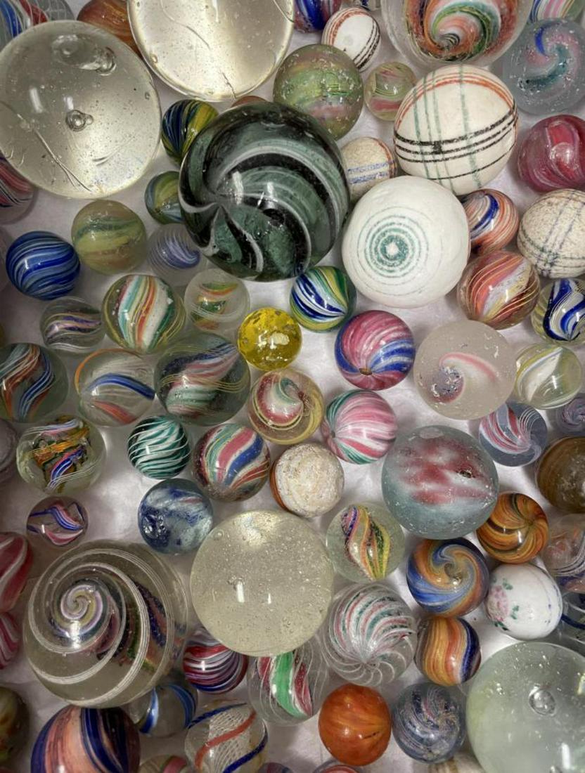 Large Group Of Vintage Marbles, Sulfides (1 of 3)