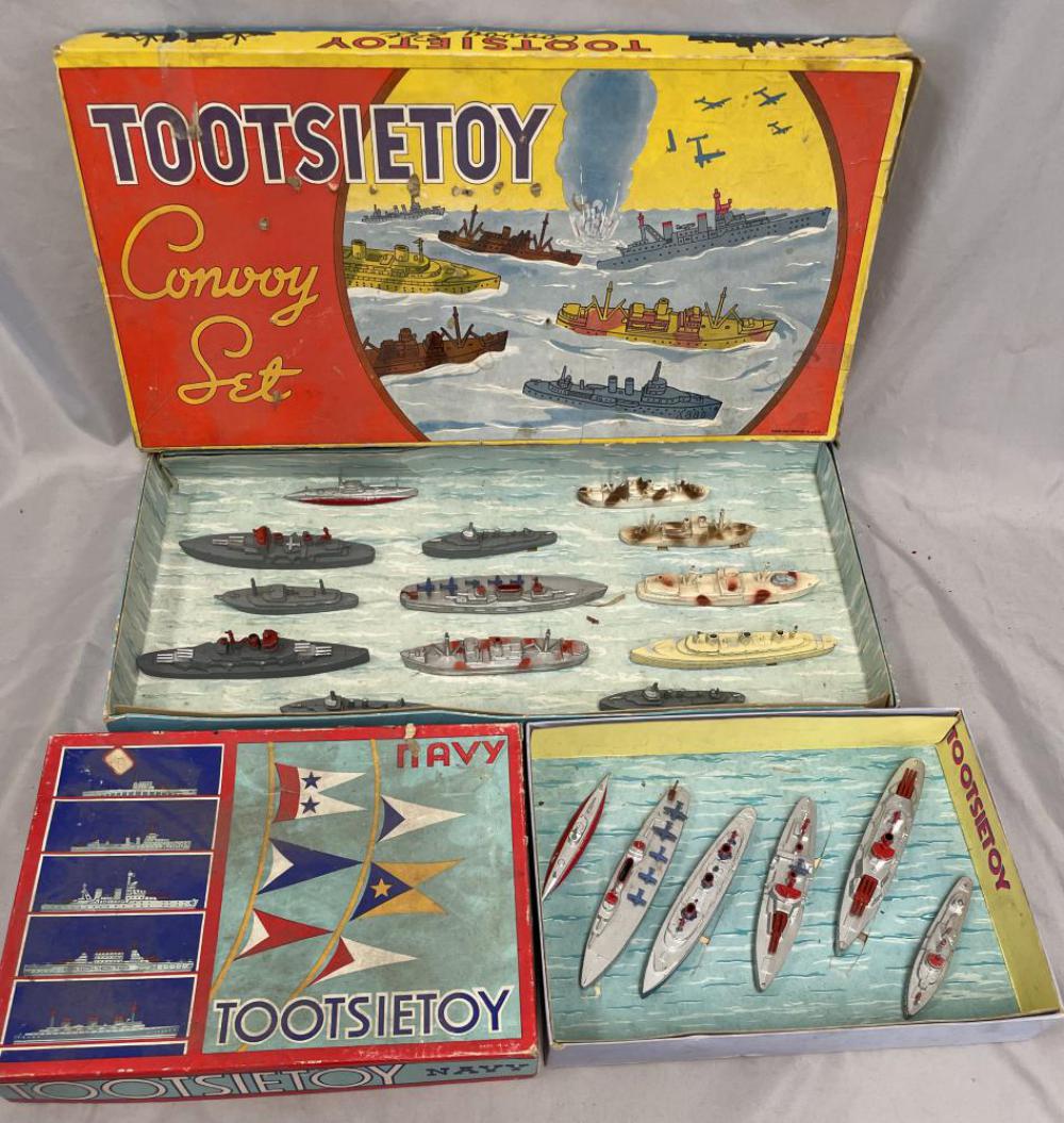 Boxed TootsieToy Navy Sets 5900 & 5750 (1 of 5)