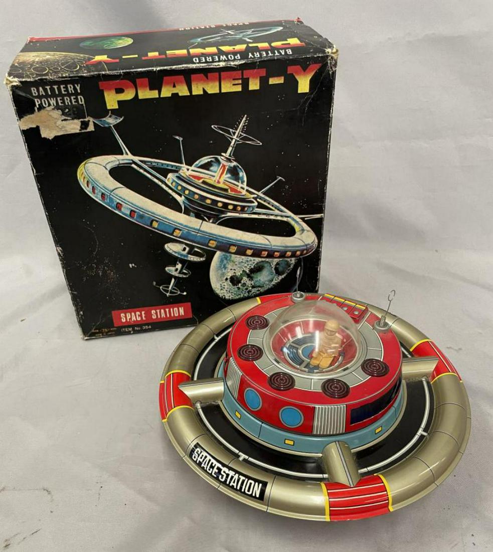 ポパイ！！野村トーイ PLANET-Ｙ SPACE STATION 宇宙船 Nomura - Planet Y Space Station - Vintage Spacetoys