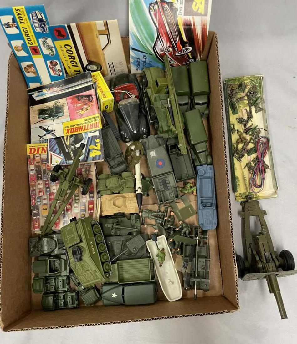Large Lot Dinky Military Vehicles, Catalogs and Mo (1 of 8)