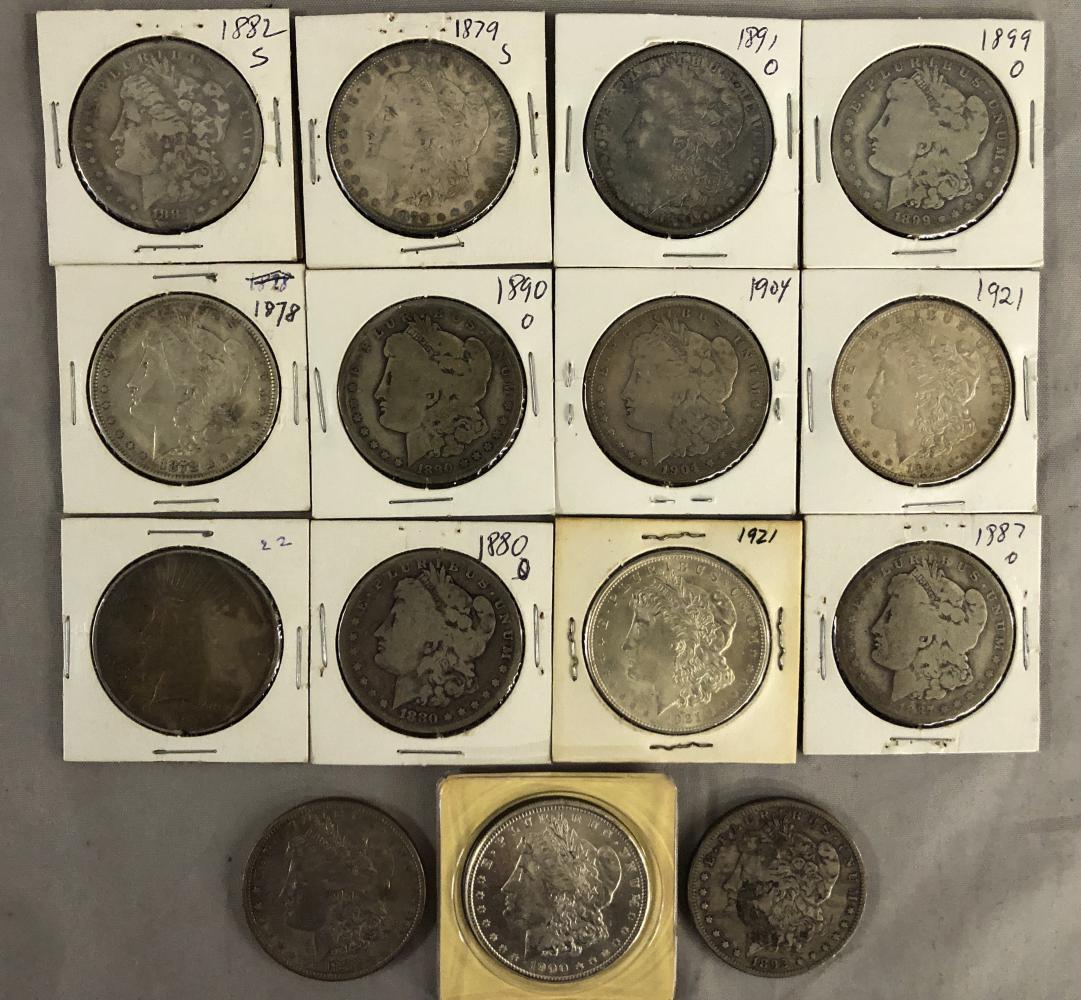 Silver Dollar Lot of (15). (1 of 2)