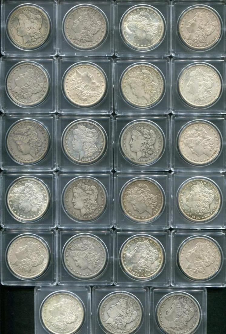 (23) Morgan Silver Dollar Lot. (1 of 2)