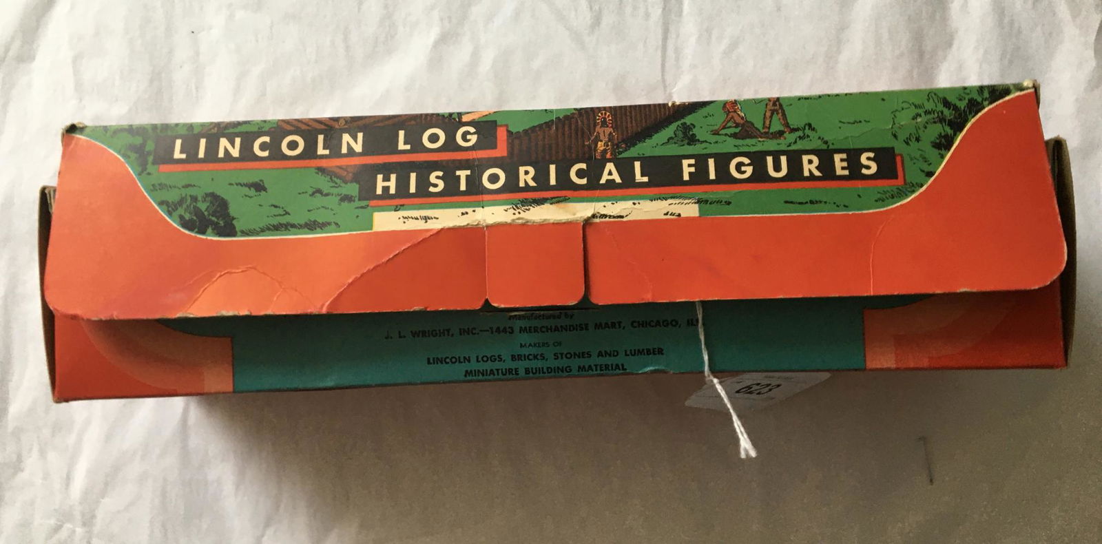 Lincoln Log Historical Figure Set Boxed. (1 of 2)