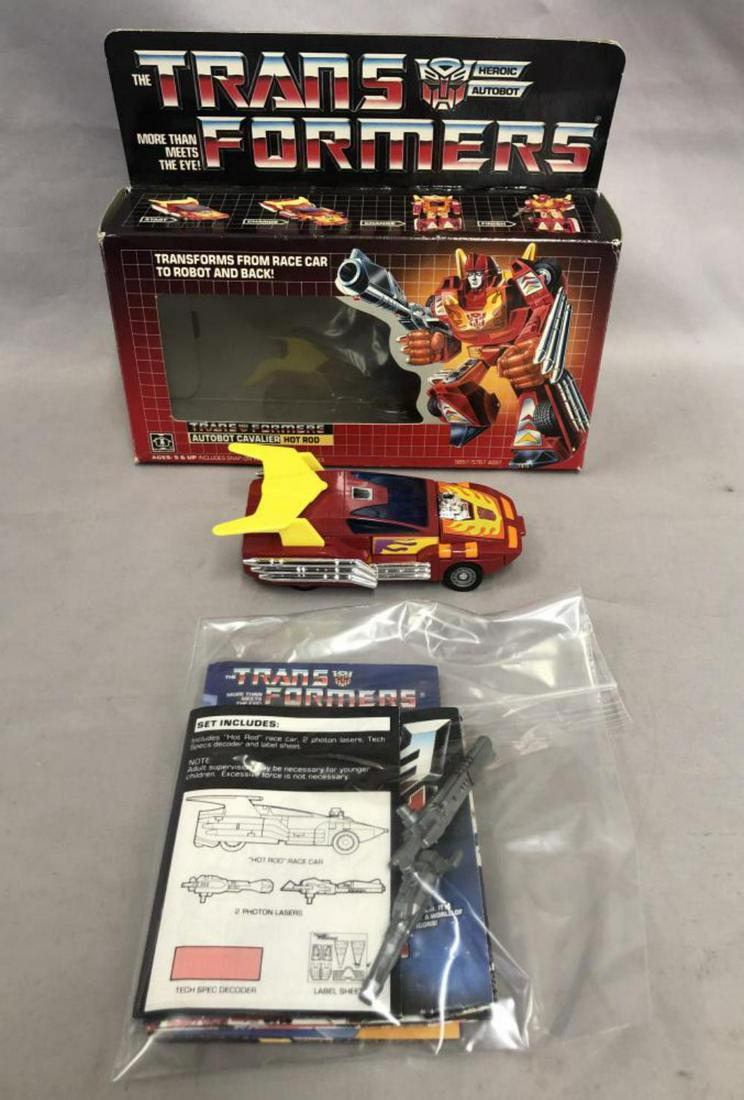 1986 Boxed Transformers G1 "Hot Rod" Autobot (1 of 4)