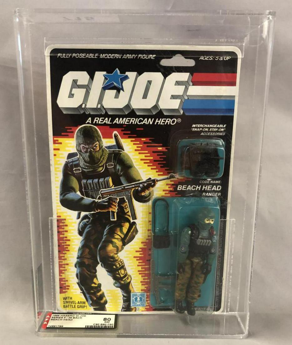 1986 GI Joe Beach Head Figure, 36 Back, AFA 80 NM (1 of 4)