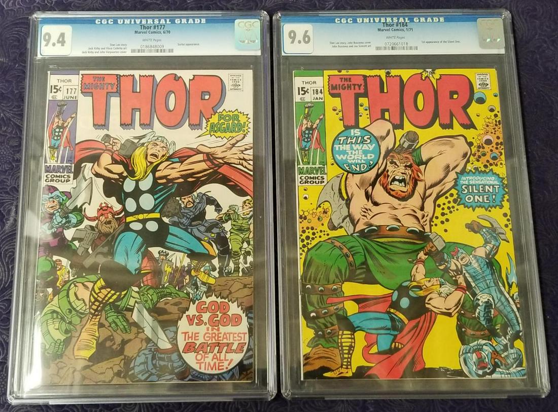 Thor Lot of Two CGC Graded. (1 of 6)