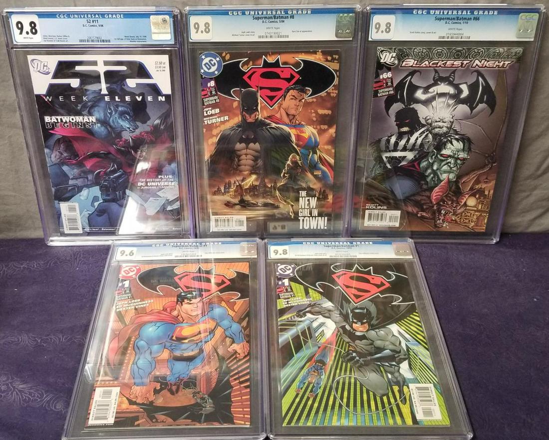 Lot of Five High Grade Modern DC Comics. (1 of 16)