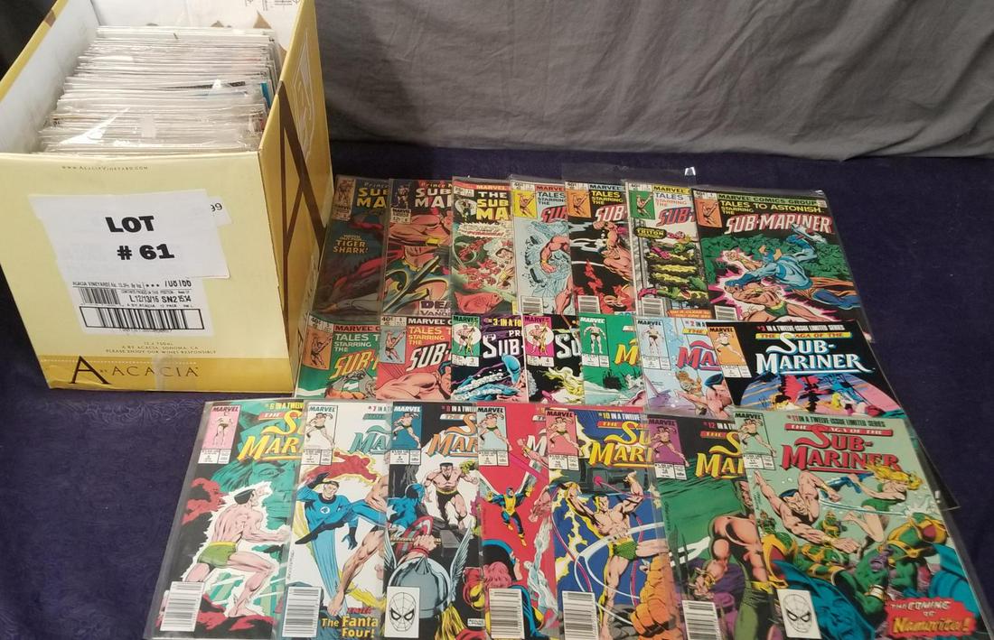 Marvel Comics Lot, Sub-Mariner, Iron Man, Namor (1 of 11)
