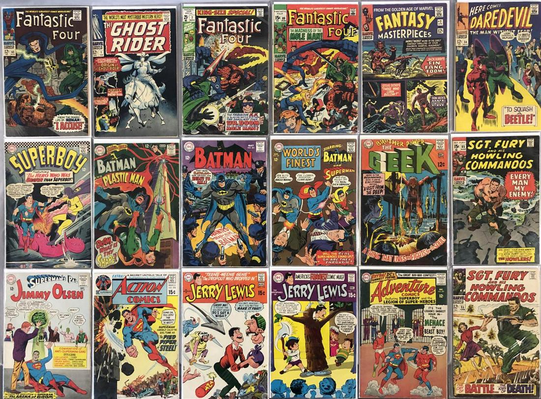 High Grade Silver Age (5) Long Boxes (1 of 6)