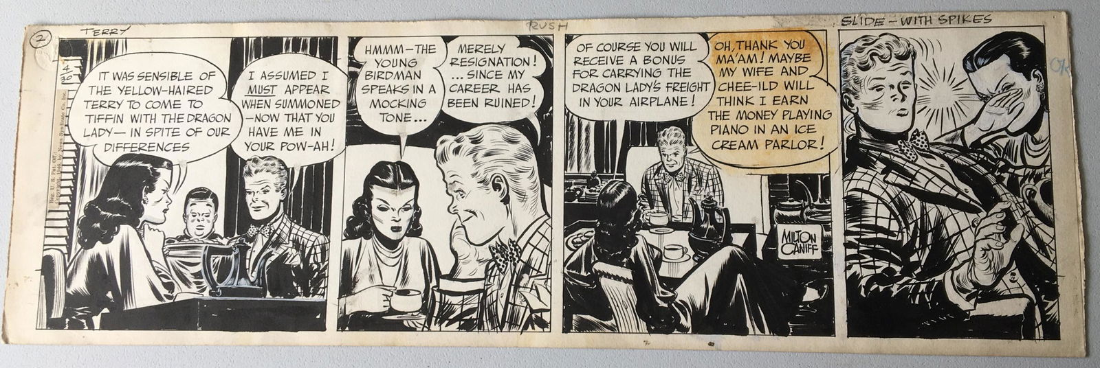 Milton Caniff. Terry and the Pirates. Daily. (1 of 3)
