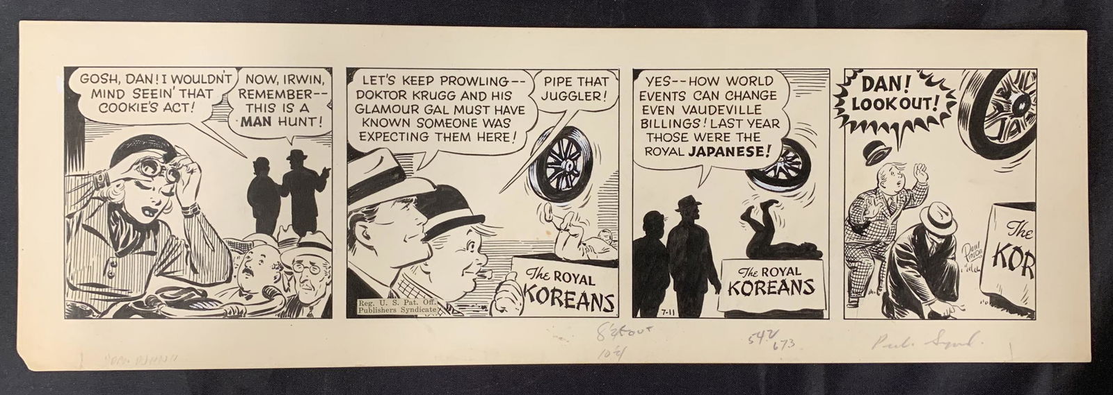 Dan Dunn Secret Operative 48 Daily Comic Strip (1 of 3)