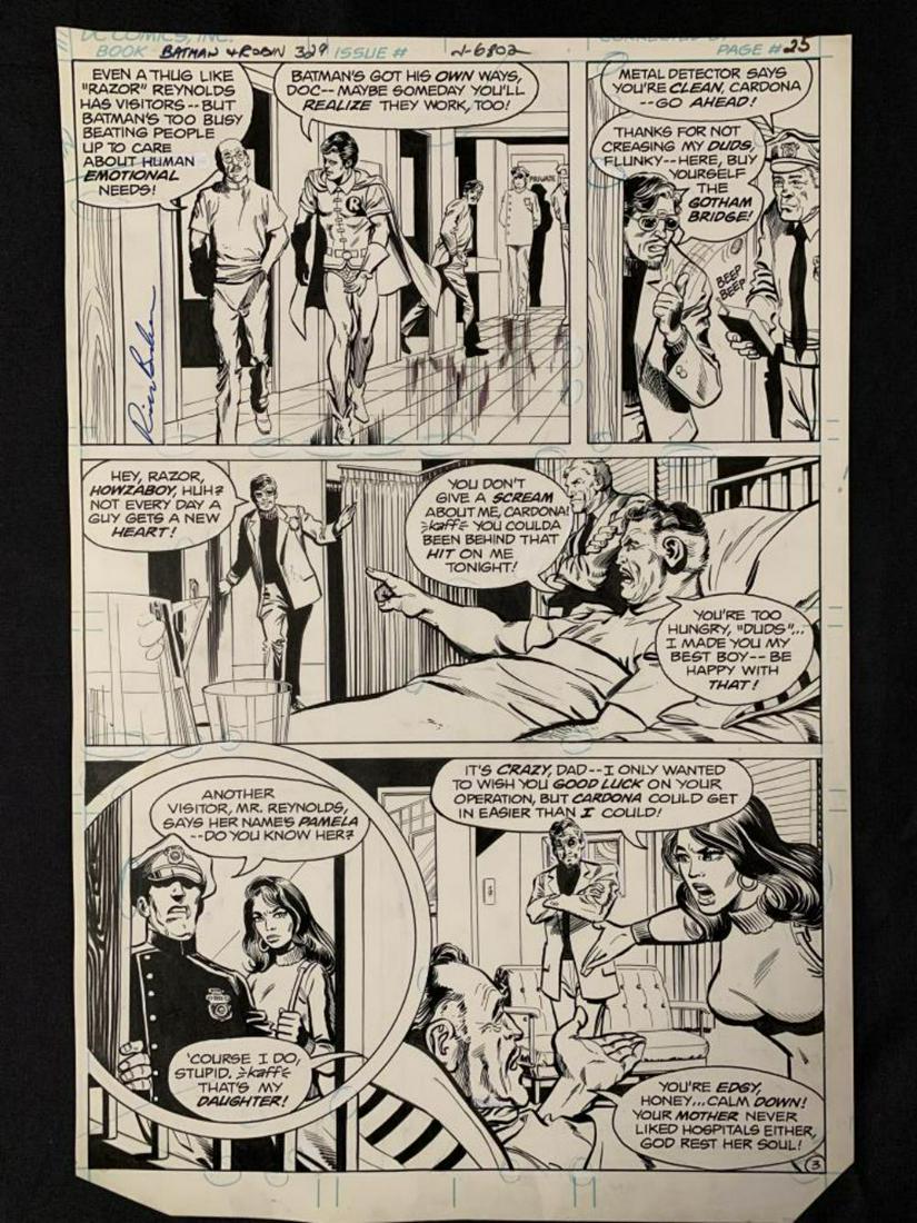 Rich Buckler. Original Batman and Robin Page. (1 of 5)