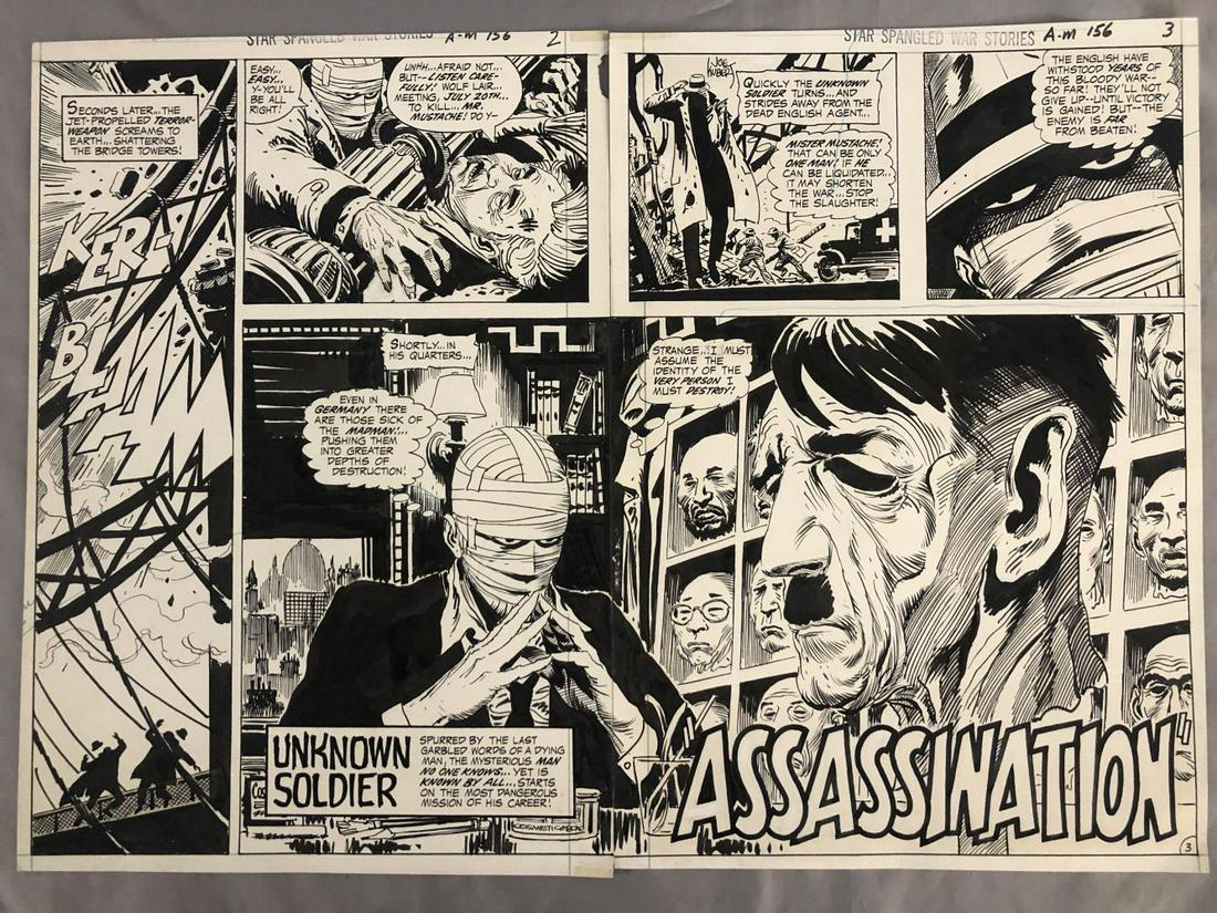Star Spangled War Stories #156, Orig 2 Page Spread (1 of 6)