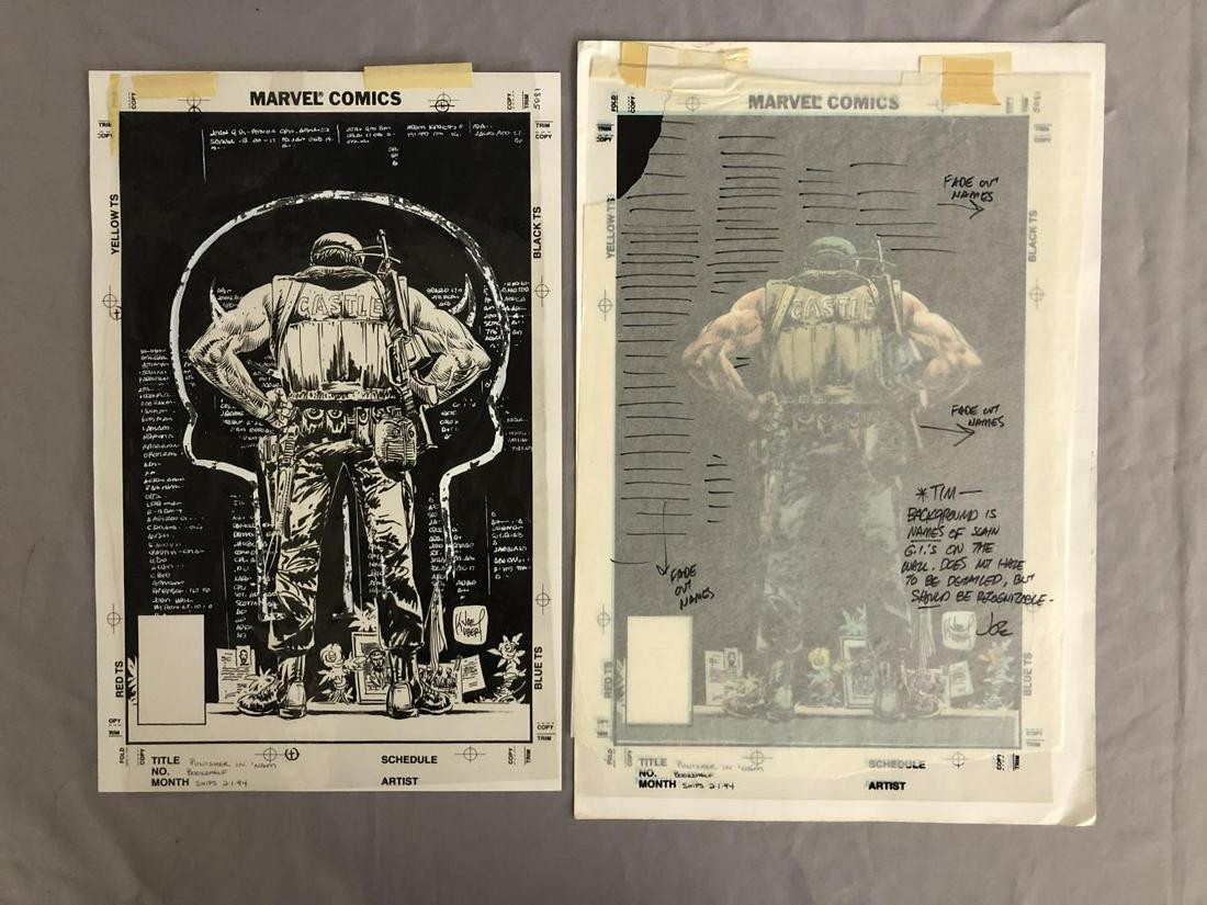 Punisher Invades Nam, Original Cover Art, Kubert (1 of 8)