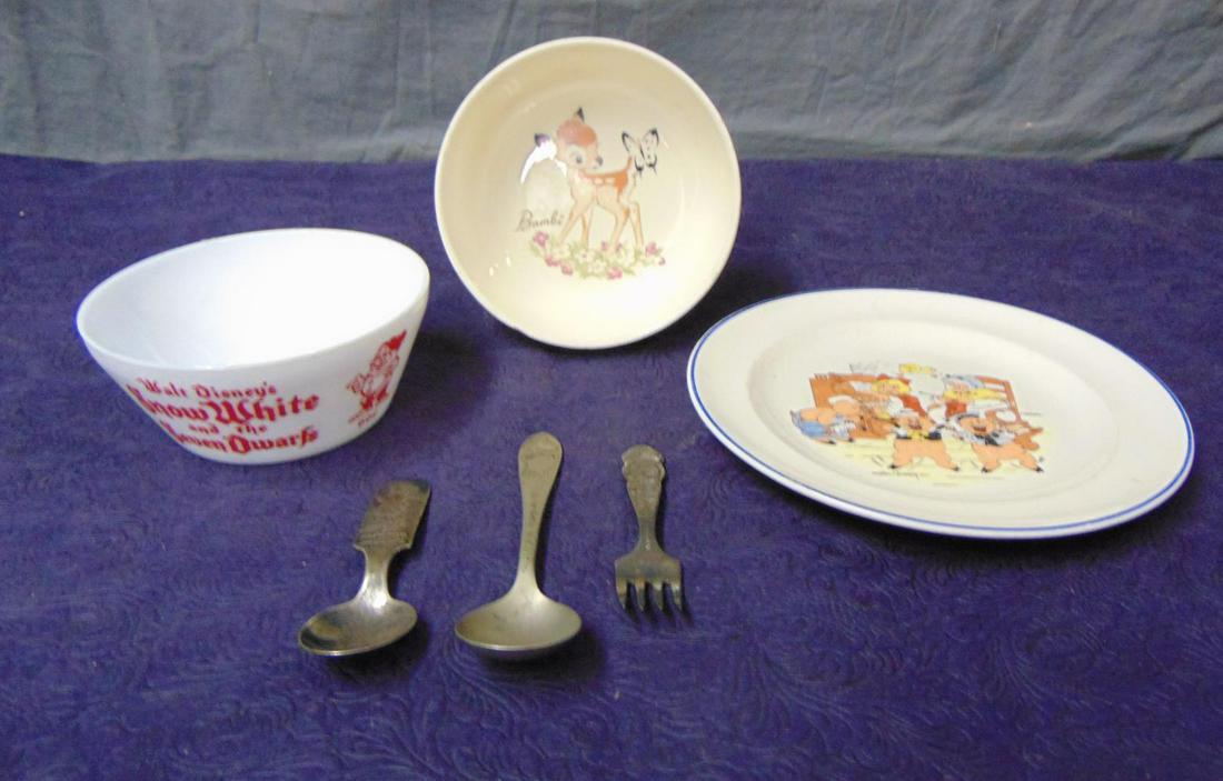 Disney China & Cutlery Lot (1 of 5)