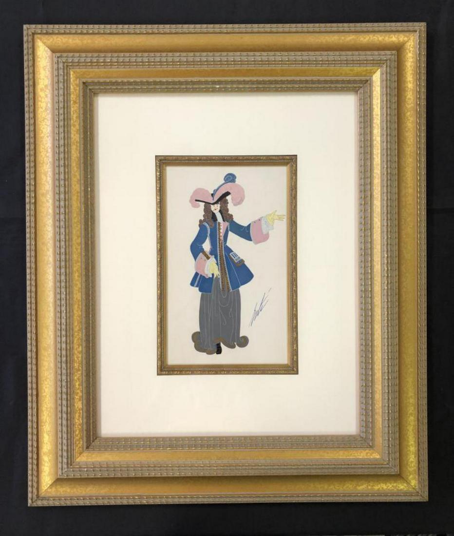 Erte, Original Gouache Costume Design Illustration (1 of 4)