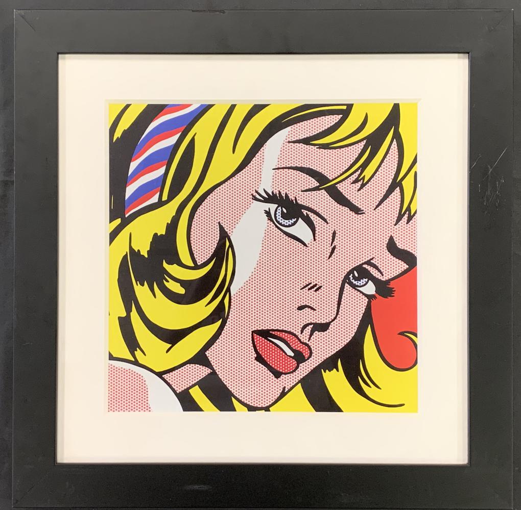 Roy Lichtenstein, "Girl With Hair Ribbon" (1 of 2)