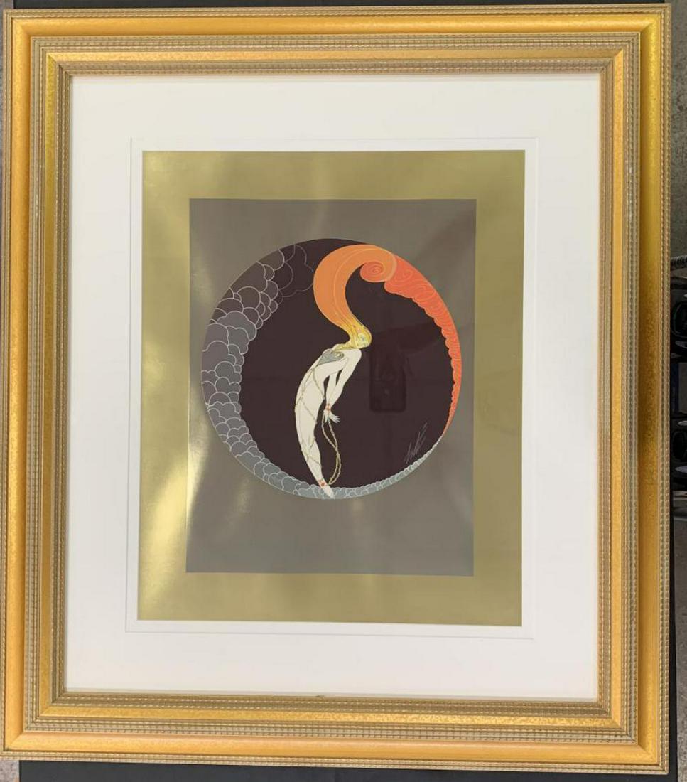 Erte, "L'amour", Signed Serigraph (1 of 5)