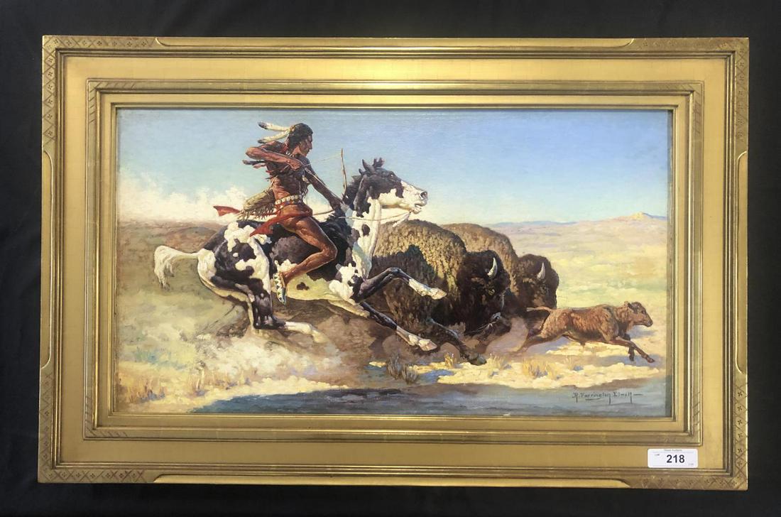 Robert Farrington Elwell (1874 - 1962) Oil. (1 of 4)