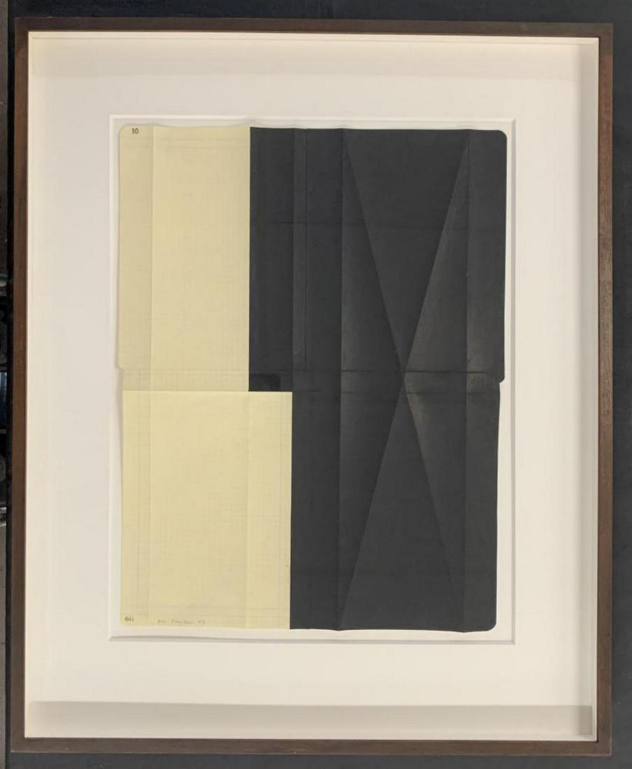 Manfred Muller, Oil Pastel on Grid Paper (1 of 4)