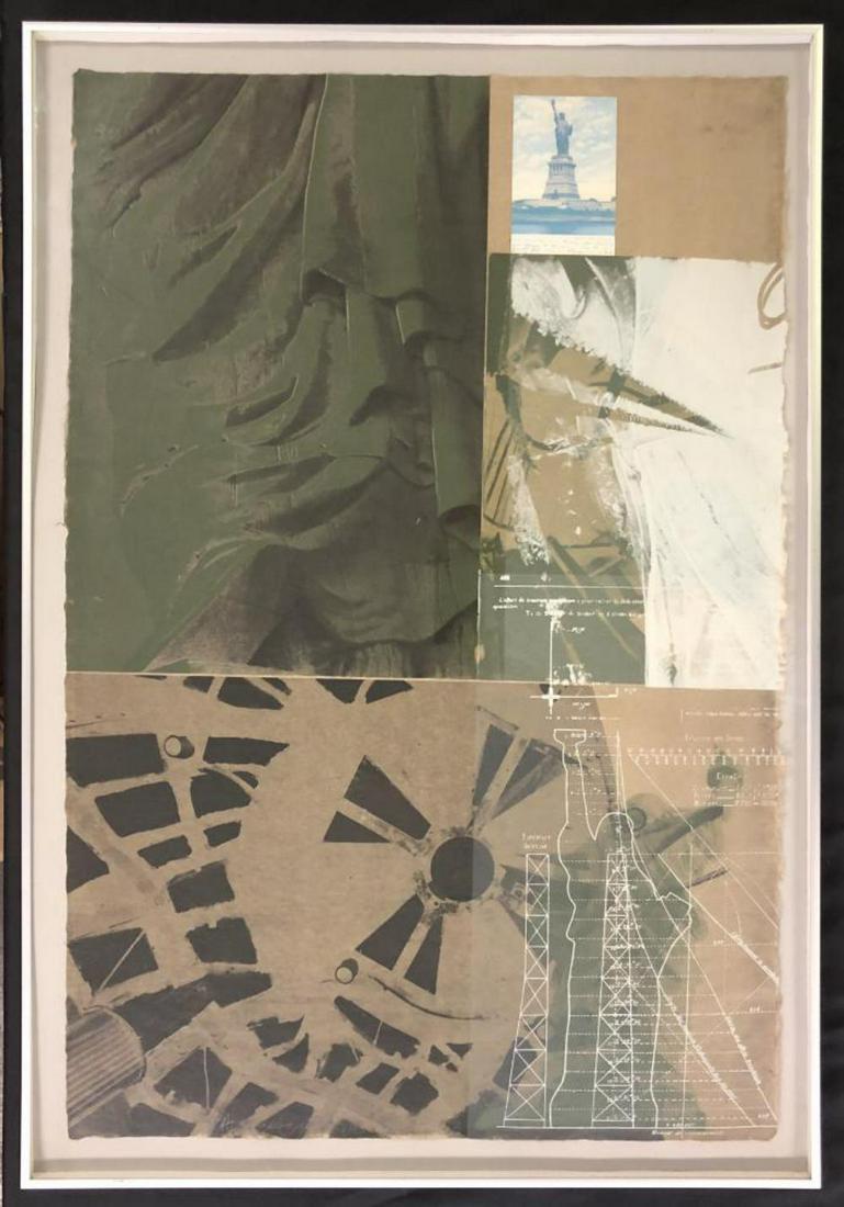 Robert Rauschenberg, Statue of Liberty, Serigraph (1 of 4)