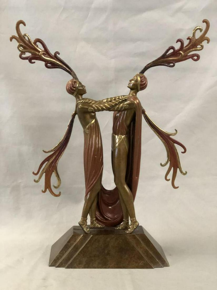 Erte, Limited Ed Bronze, "Kiss of Fire" (1 of 6)