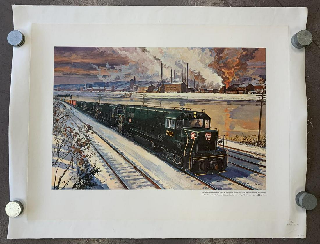 Gould. General Electric Poster, PRR. (1 of 4)