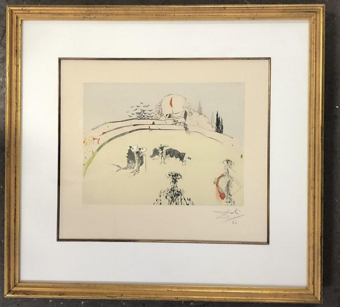 Salvador Dali, Bullfight with Drawer, Etching (1 of 6)