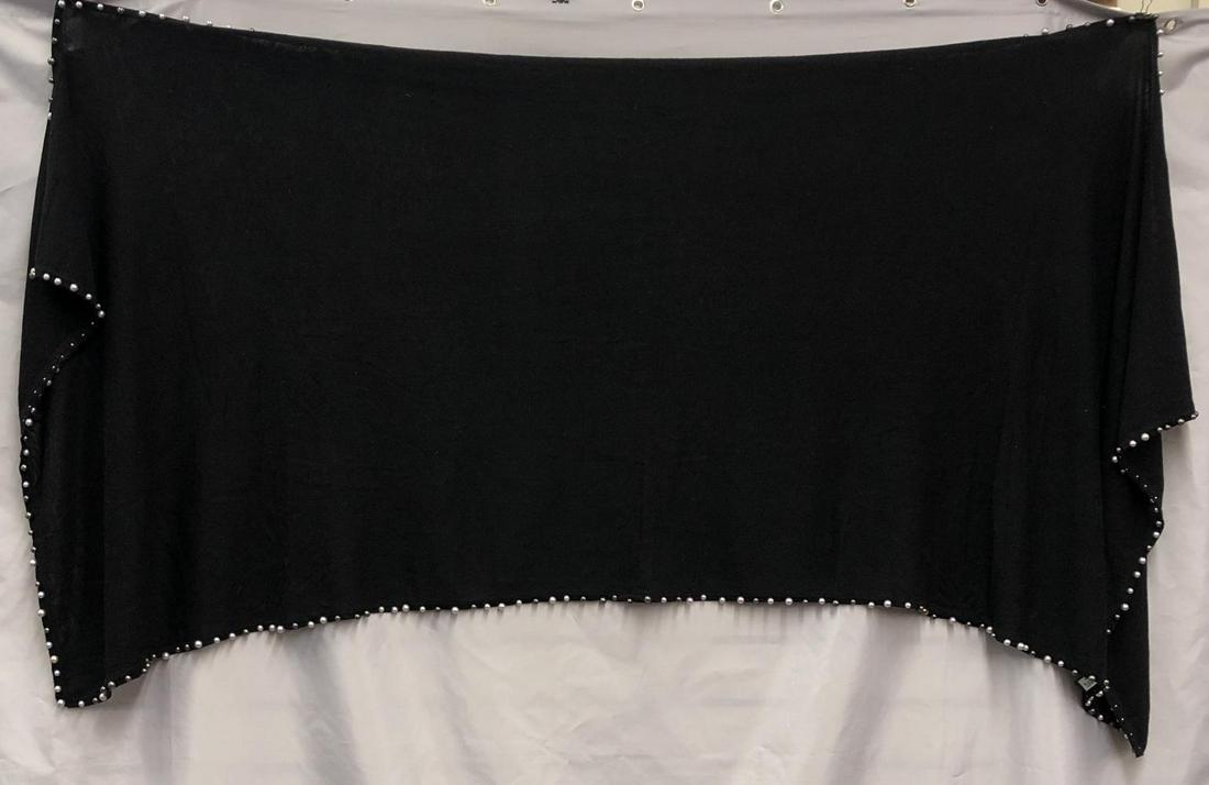 Chanel Cashmere with Beaded Trim Wrap. (1 of 2)