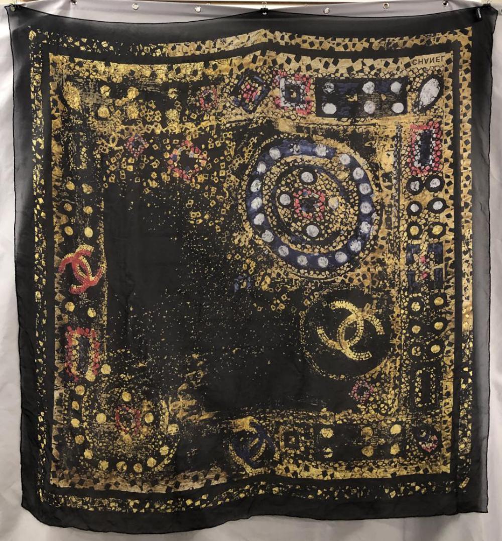 Chanel Seta Silk Shawl (1 of 3)