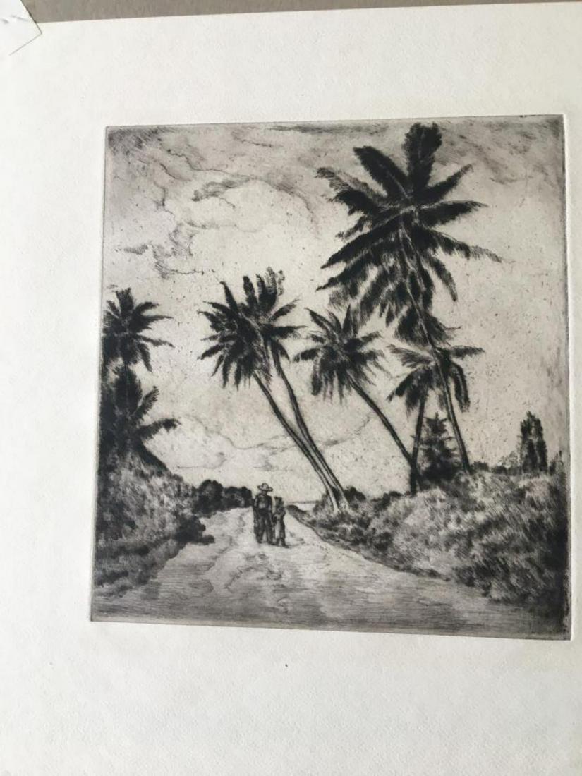 George Hausdorf (New York 1888-1959) Etching. (1 of 2)