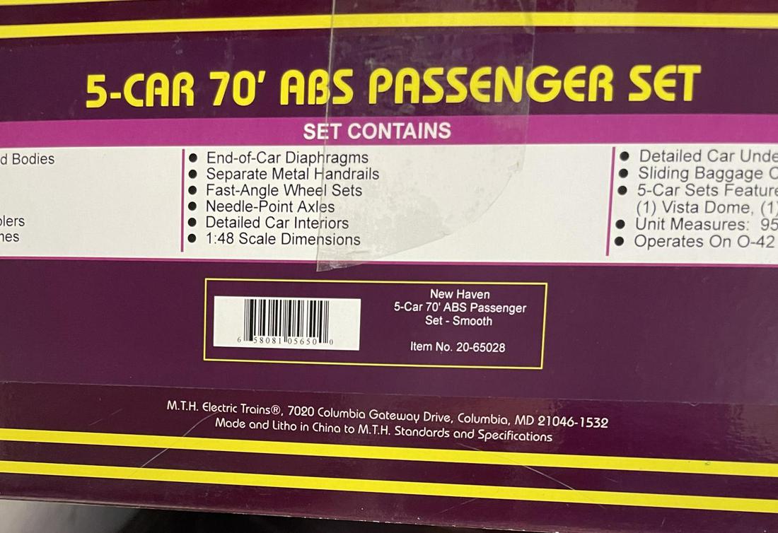 MTH 20-65028 NH Passenger Cars (1 of 1)