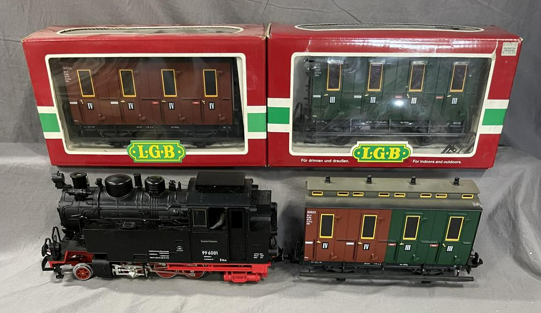 4Pc LGB Steam Commuter Set (1 of 2)