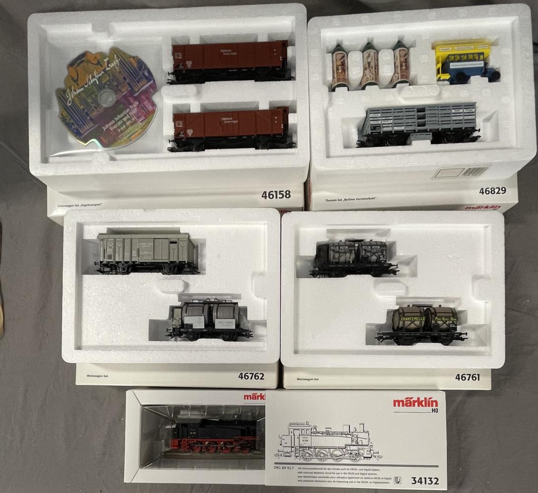 5pc Marklin HO Steam Freight Set (1 of 4)