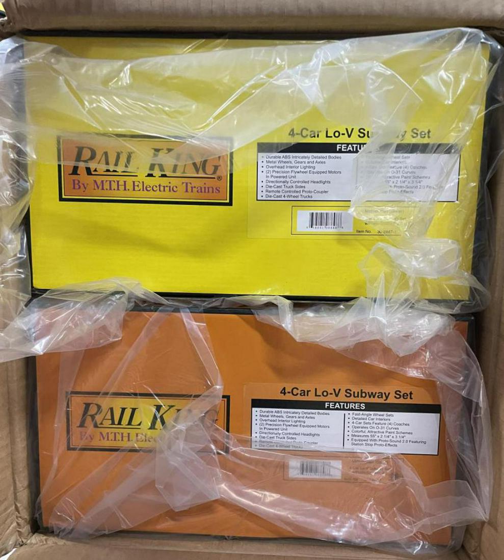 2 MTH 30-2447-1 Metro Green Subway Sets (1 of 2)