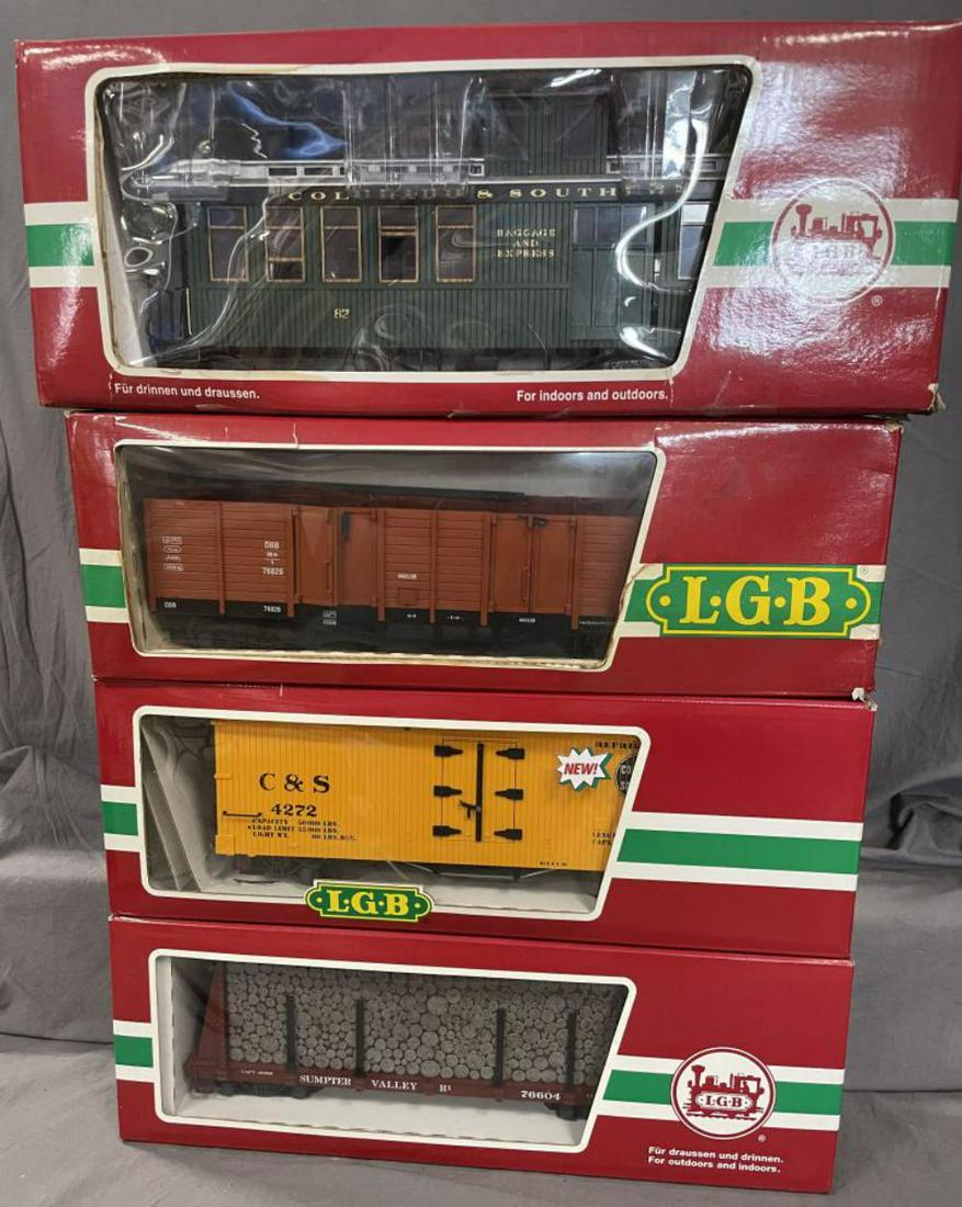 4 LGB American Freight Cars (1 of 2)