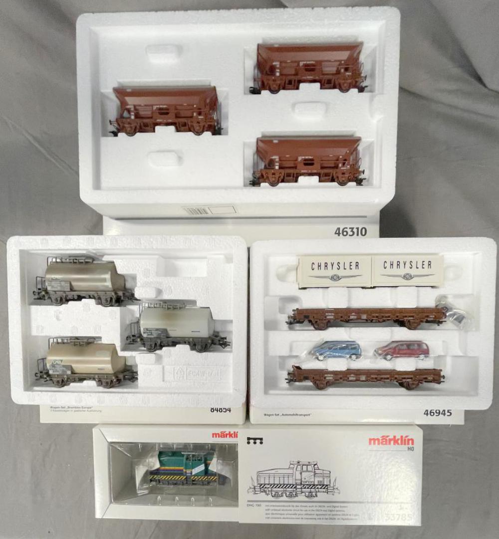 4Pc Marklin HO Diesel Freight Set (1 of 2)