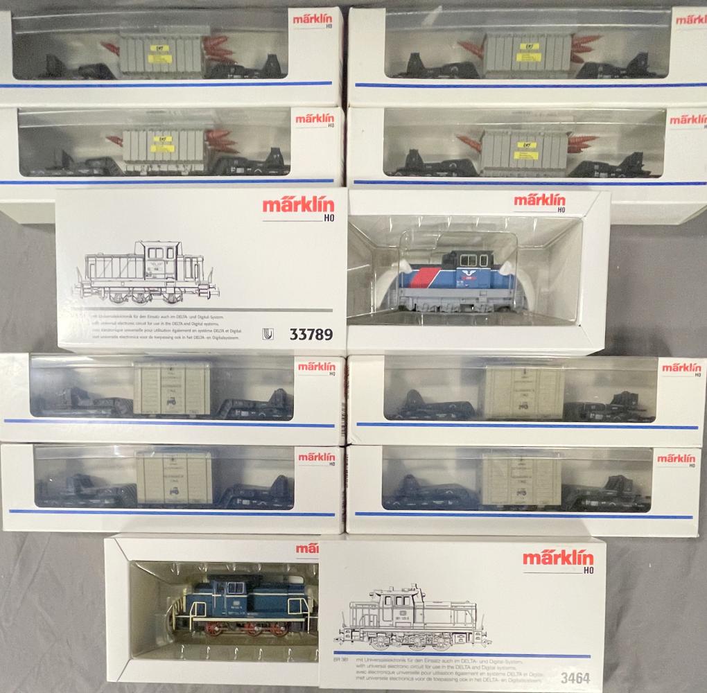 2 Marklin HO Diesel Freight Trains (1 of 3)