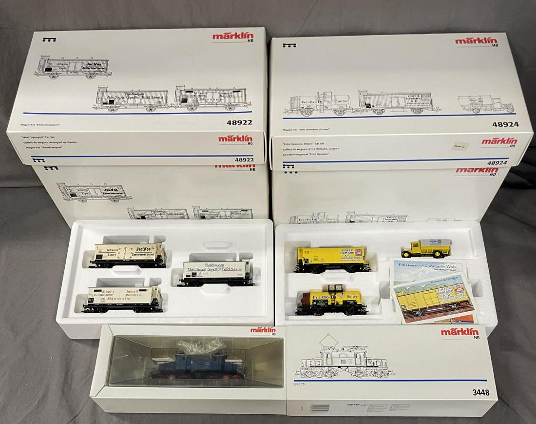 7pc Marklin HO Electric Freight Set (1 of 4)