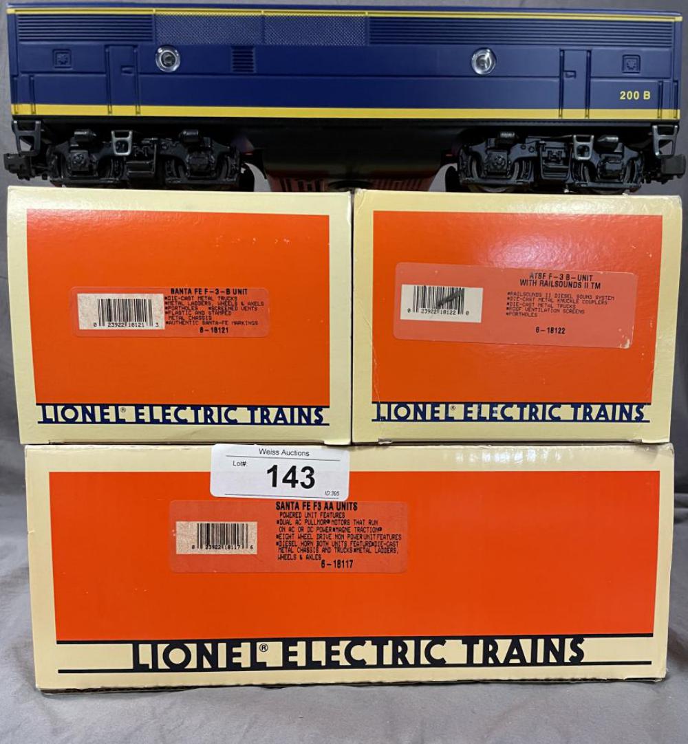 Lionel Blue ATSF F3 ABBA Diesels (1 of 3)