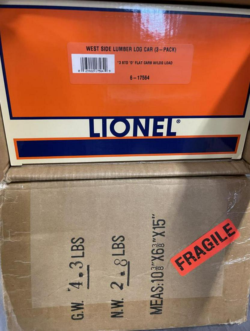 2 Lionel 17564 Lumber Car 3-packs (1 of 2)