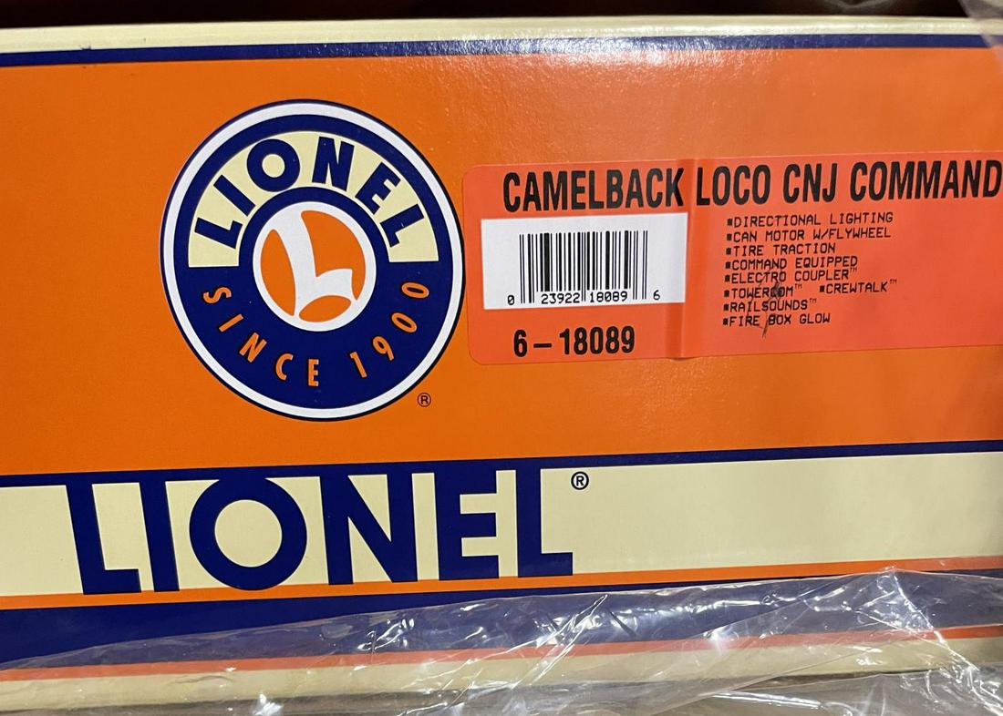 Lionel 18089 CNJ Camel Back Steam Loco (1 of 1)