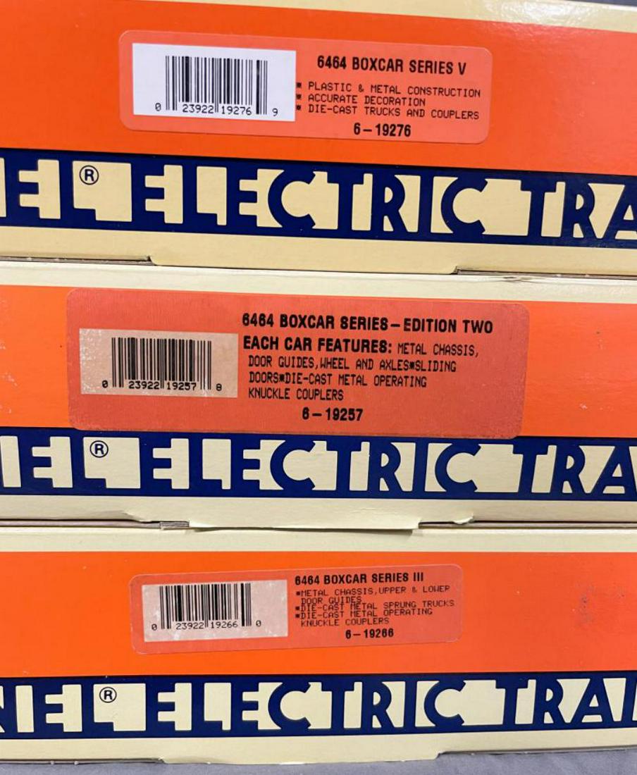 3 Lionel 6464 Boxcar 3-Packs (1 of 1)