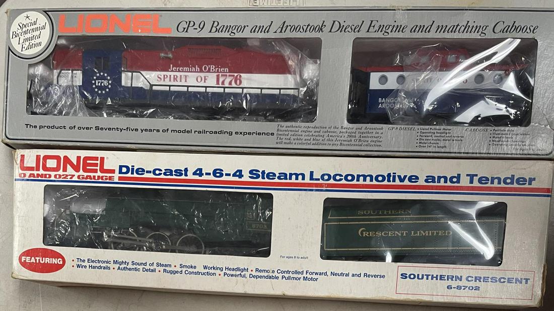 Lionel MPC 8665 And 8702 Locomotives (1 of 1)