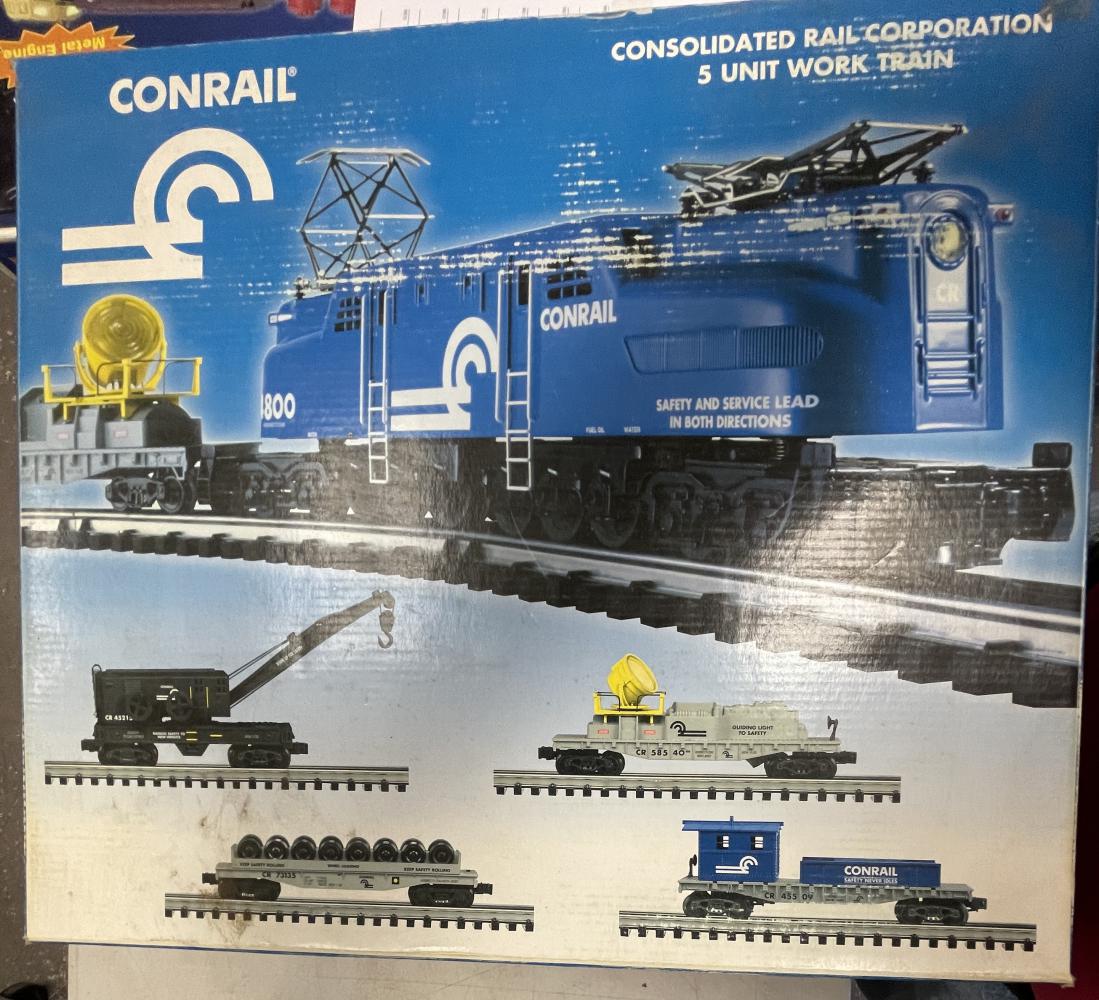 K-Line K1202 Conrail GG1 Work Train (1 of 2)